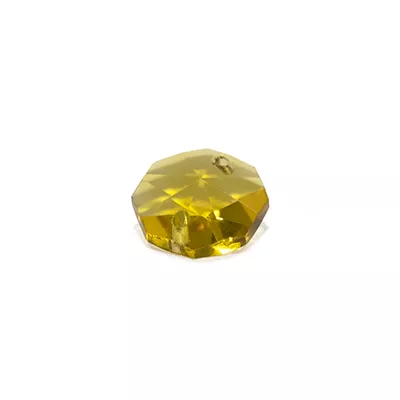 Close-up Eternity Glass Yellow: smooth and transparent surface in a deep cobalt yellow tone, with an intense sheen.