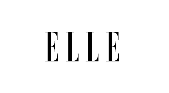 The black Elle logo is displayed on a white background.