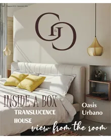 Front cover of G&G Magazine, September 2020 issue, featuring a luxury bedroom with a large G&G logo on the wall.