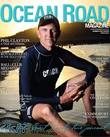 Cover of Ocean Road Magazine, Summer 2023, Australia, featuring a portrait of Thomas Victor Carroll.
