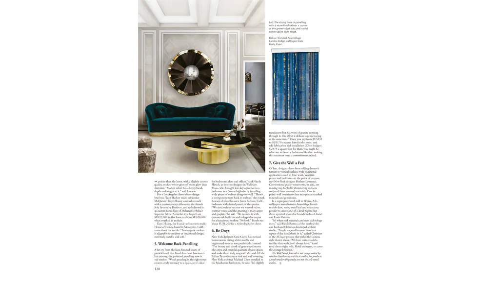 Kanebridge News Quarterly press clipping, June 2024, featuring an article that includes a Revê 2-Tier Mirror.