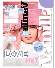 Press clipping of Vanilla magazine cover with a woman wearing a pink hat, featuring text overlays.