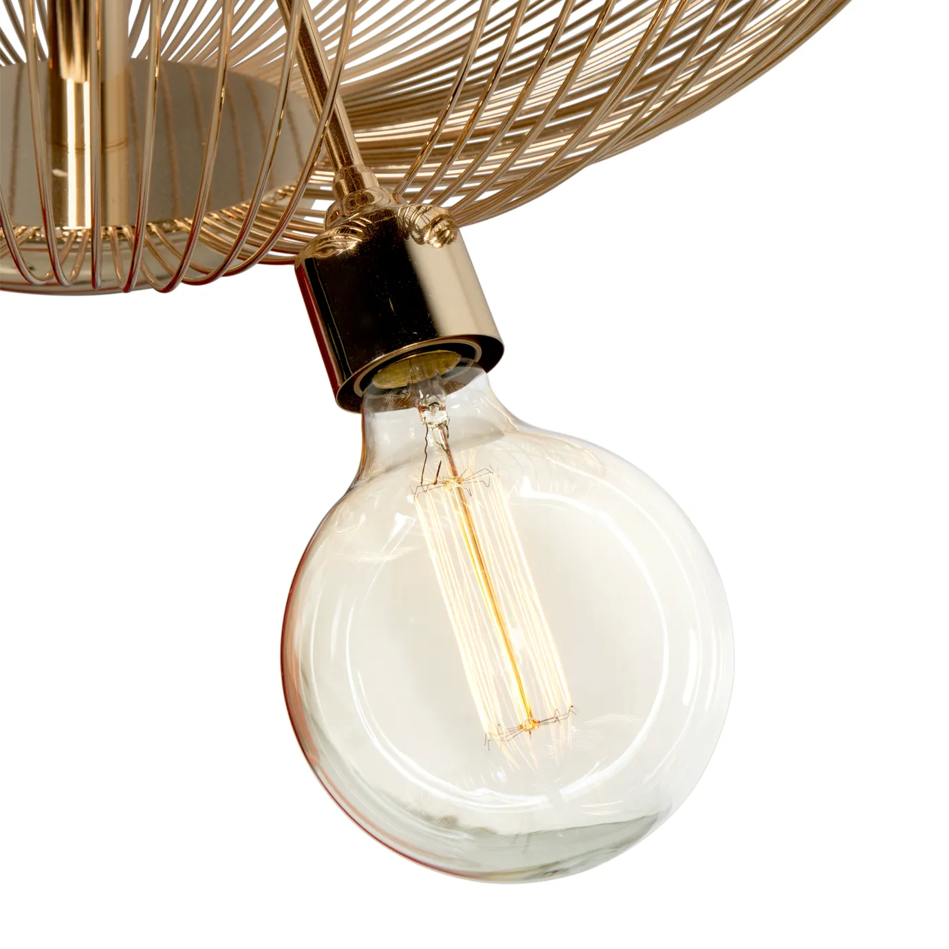 Stylish suspension lamp featuring a sleek, angular design with a polished metallic finish.