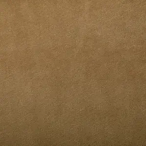Soft and elegant close-up of a Venice Velvet fabric swatch in a light and natural brown tone, showcasing its velvety texture and a delicate sheen that gives it a feeling of comfort and understated elegance.