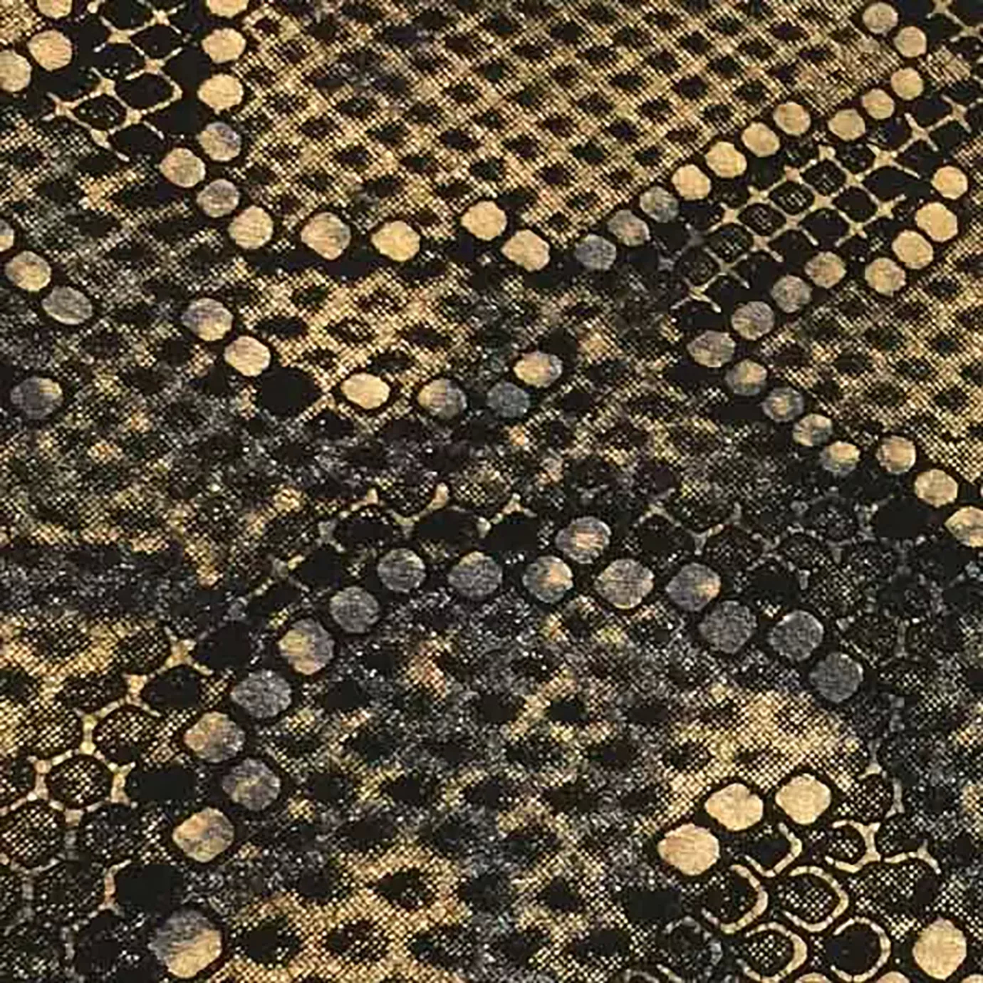 Elegant close-up of a Bitis Leather swatch with an exotic pattern mimicking snake skin in shades of black, gray, and beige, featuring a slightly rough texture with distinct scales, evoking a feeling of boldness and wild sophistication.