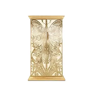 Mademoiselle armoire with elegant golden butterfly design