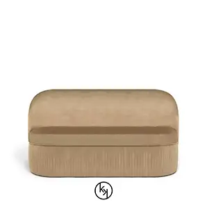 A stylish, low-profile Venice sofa in a warm, neutral tone. Elegant and inviting!