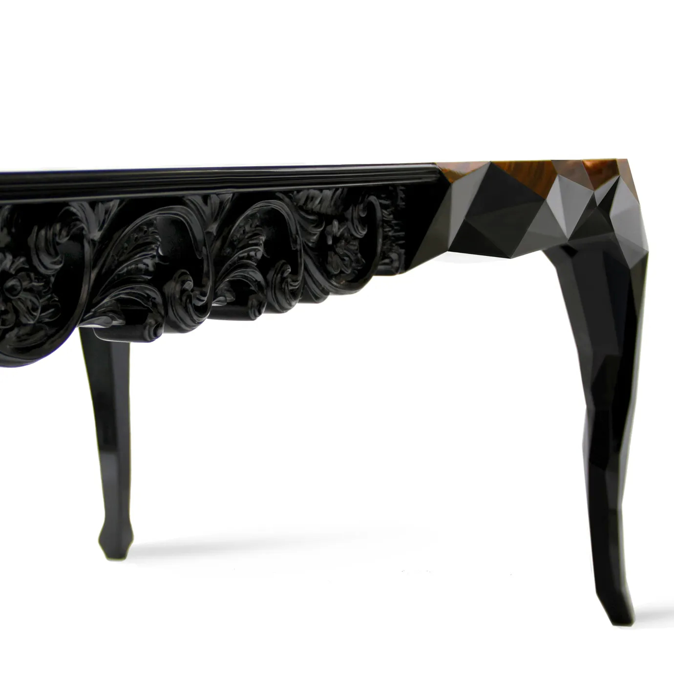 Luxurious Royal Dining Table with a unique geometric design.