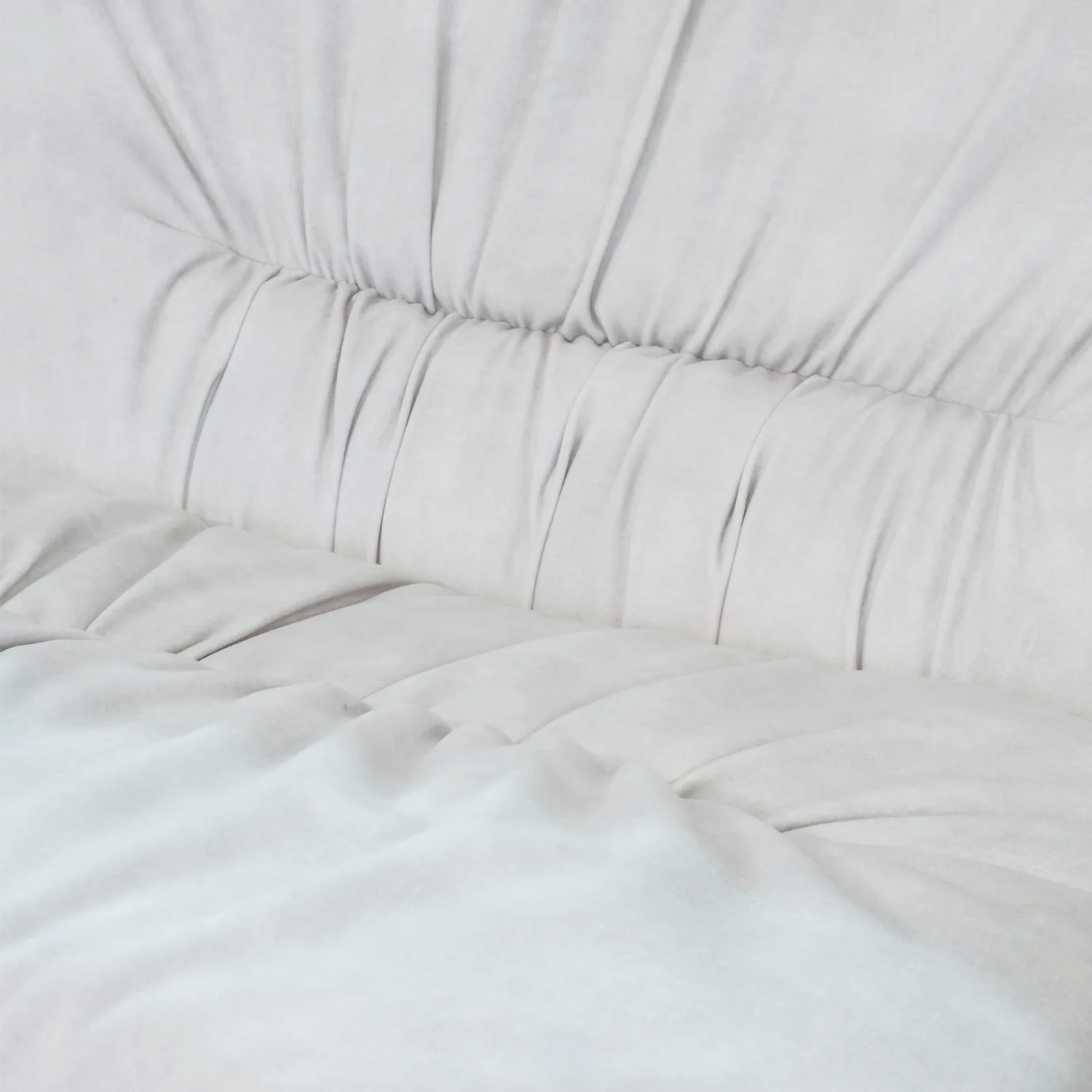 Close-up of the backrest of Cleopatra chair, highlighting the elegant curved design and plush velvet upholstery.