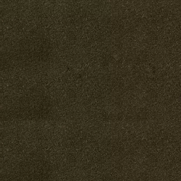 Soft and elegant close-up of a Lux Velvet 7033 fabric swatch in a natural and sophisticated brownish-green tone, showcasing its velvety texture and a delicate sheen that gives it a feeling of comfort and earthy elegance.