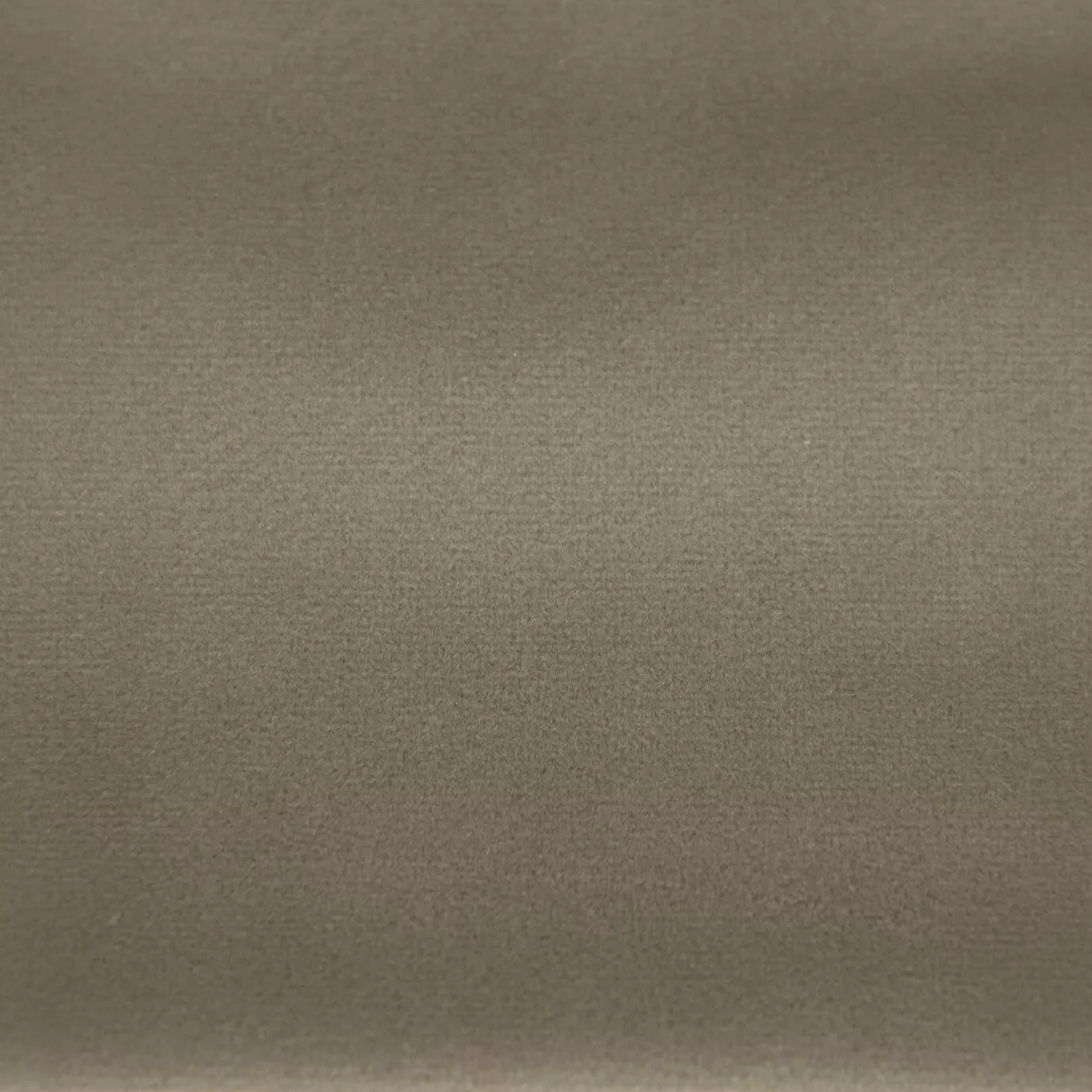 Soft and elegant close-up of a Lux Velvet Dove 0043 fabric swatch in a soft and neutral dove gray tone, showcasing its velvety texture and a delicate sheen that gives it a feeling of comfort and understated elegance.