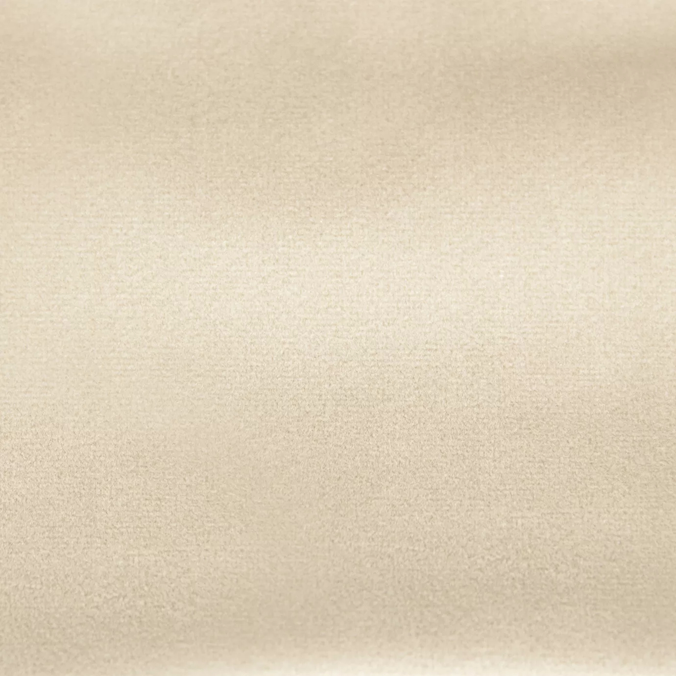 Soft and elegant close-up of a Lux Velvet Ivory 0099 fabric swatch in a light and luminous ivory tone, showcasing its velvety texture and a delicate sheen that gives it a feeling of comfort and gentle elegance.