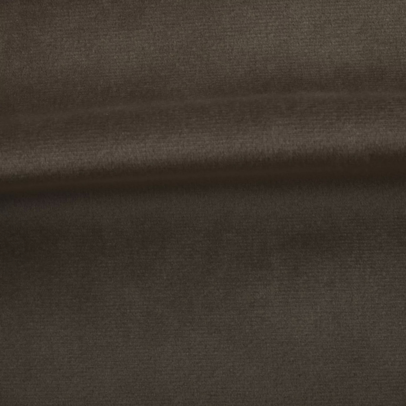 Soft and elegant close-up of a Venice Velvet 13 fabric swatch in a medium and sophisticated brown tone, showcasing its velvety texture and a delicate sheen that gives it a feeling of comfort and natural elegance.