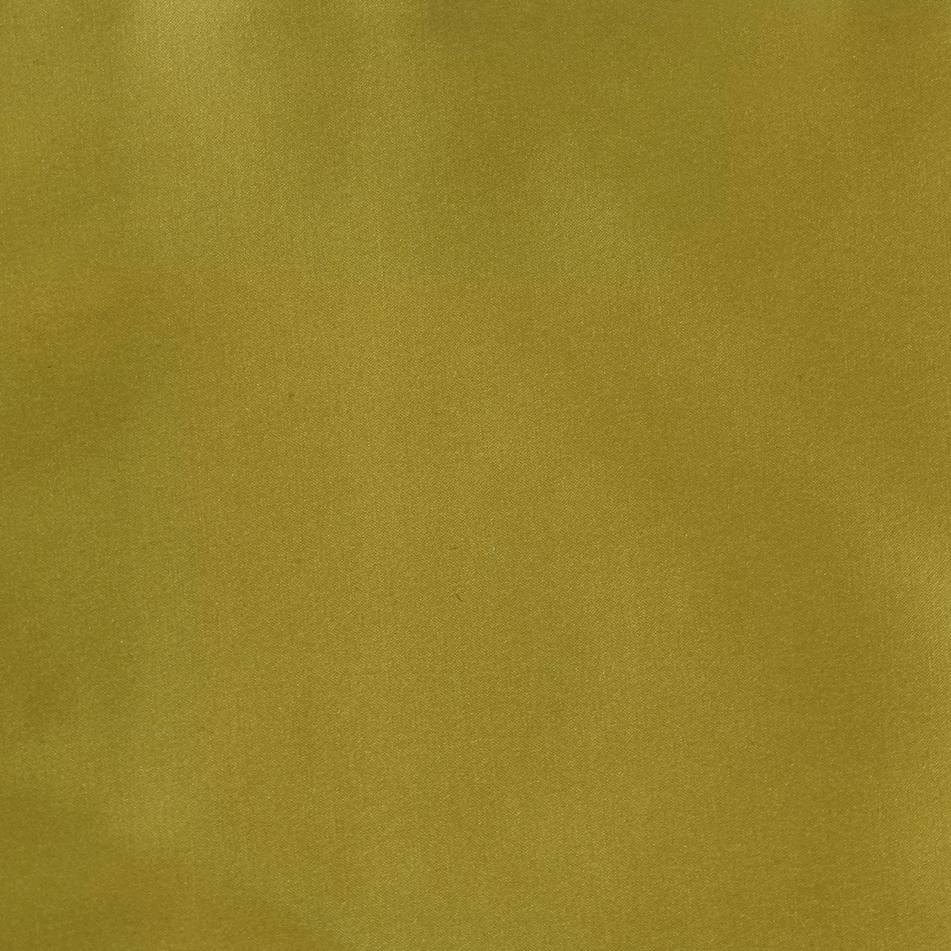 Soft close-up of a Satina Lux Smile Yellow fabric swatch in a soft and elegant yellow tone, showcasing its smooth texture and a subtle sheen that gives it a feeling of sophistication and joy.