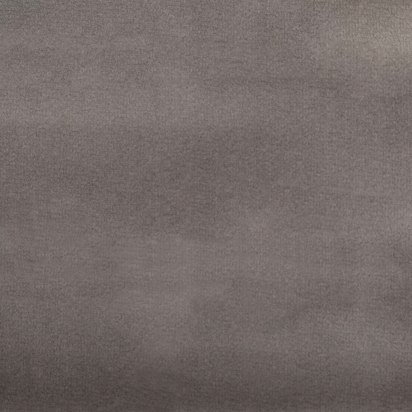 Soft close-up of a Smooth Velvet Taupe fabric swatch in an elegant and sophisticated taupe tone, showcasing its velvety texture and a gentle sheen that gives it a feeling of sophistication and cozy comfort.