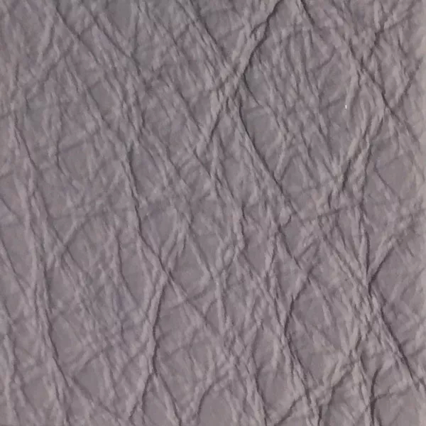 Close-up of a Harbor Gray Dawn fabric swatch in a light gray tone with texture, showcasing its raised areas and grooves that give it a natural and elegant feel. The soft sheen highlights the depth of its texture.