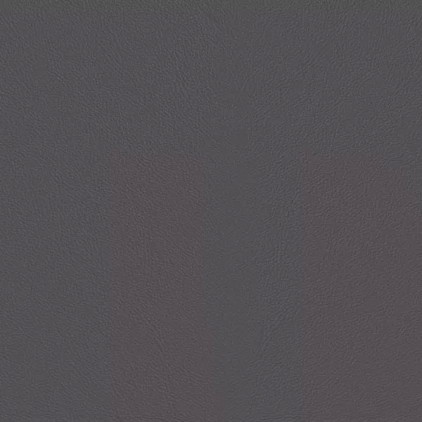 Close-up Oyster Ballad Blue Leather: soft dark grayish blue, subtly textured and elegant. Smooth and even sheen.