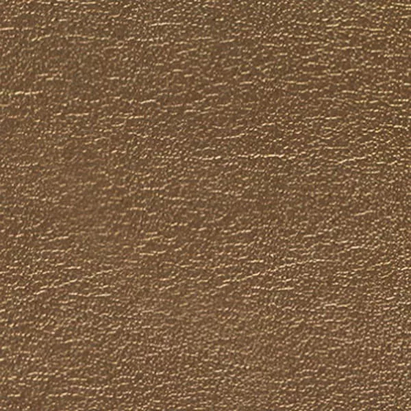 A close-up of Lux 7054 Synthetic Leather shows a subtly textured surface with a fine, irregular grain in a warm, medium brown.