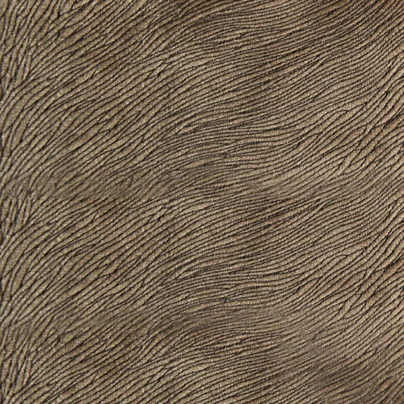 Close-up of Hide Velvet 023 fabric with a textured pattern in a warm, medium brown.