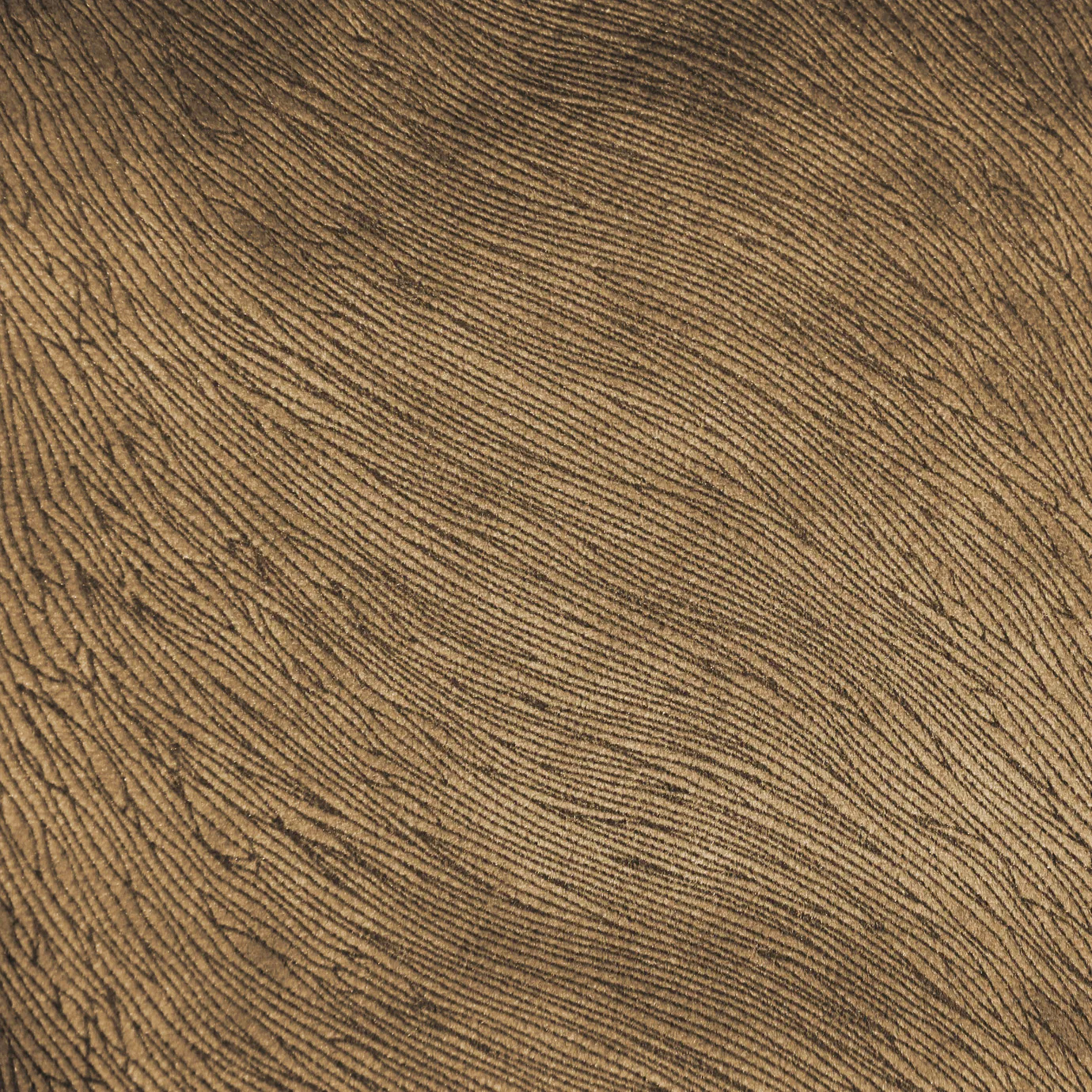 Detailed view of textured Hide Velvet 074 fabric in a warm, earthy brown tone.