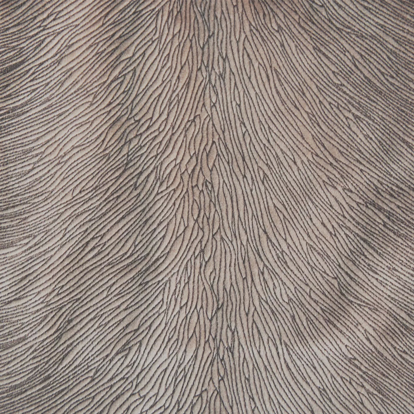 Detailed texture of Hide Velvet 075 fabric in a light tan or sandy beige color.