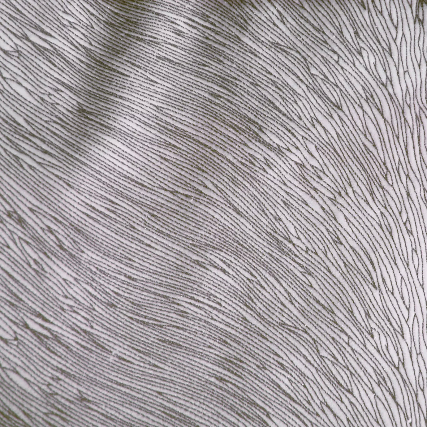 Close-up of Hide Velvet 090 fabric in a light, possibly off-white or very pale gray, with a subtle texture.