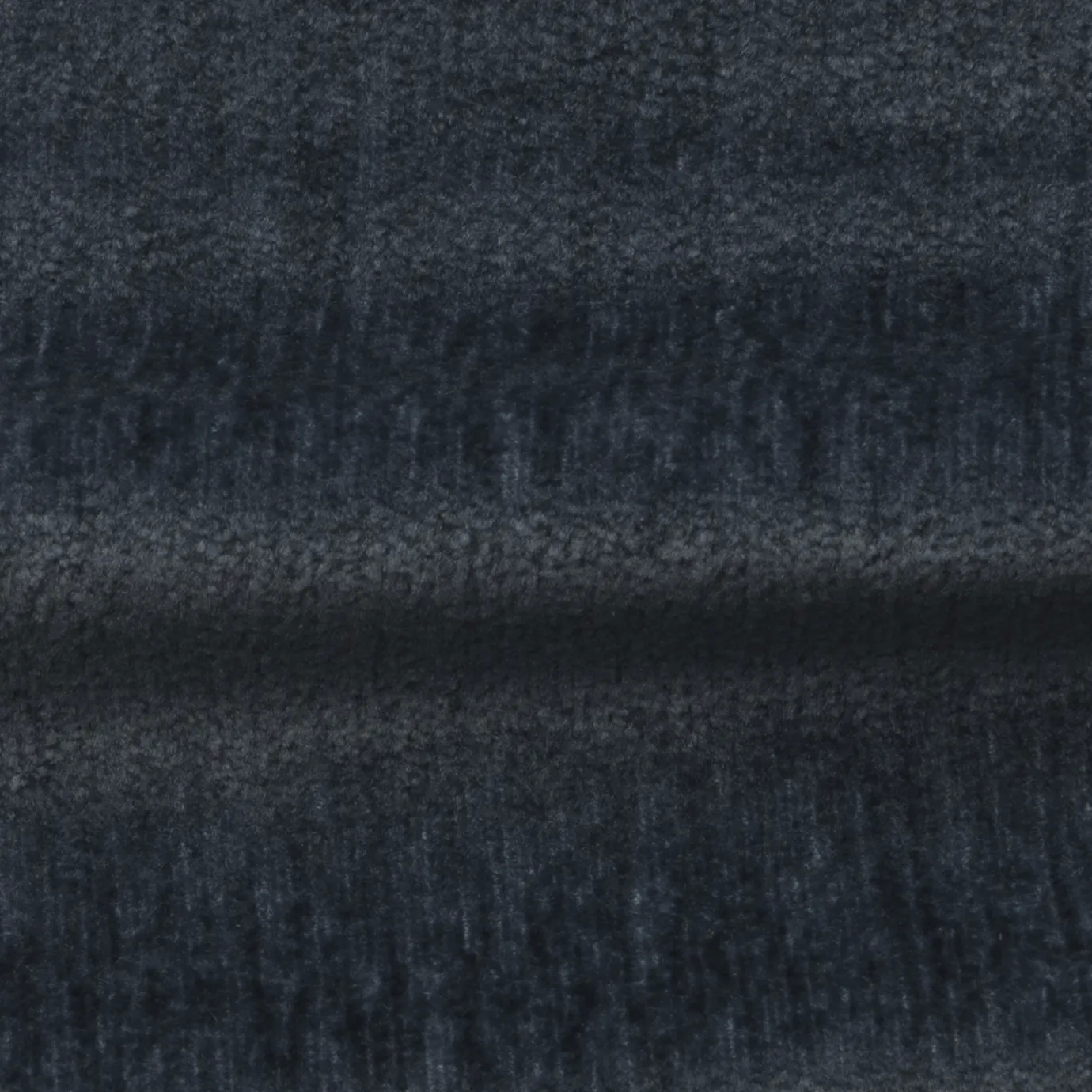Soft Denim Blue Belle Velvet with subtle variations in its classic, slightly textured dark blue tones.