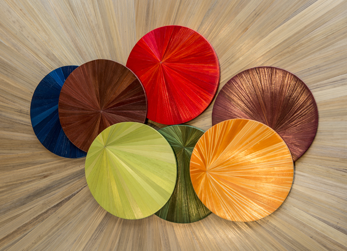 Straw Marquetry KOKET's new availible finish