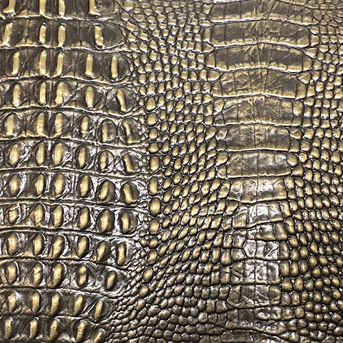 Crocodile Skin Aged Cast Brass finish