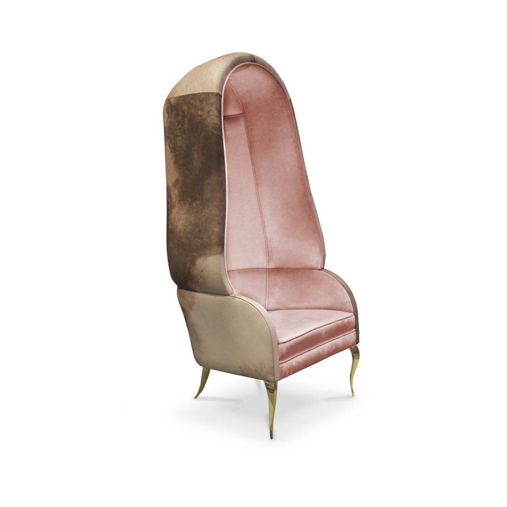 Drapesse Chair by KOKET, Barbiecore look