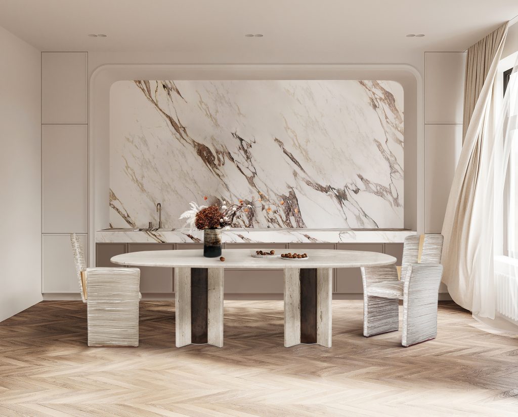paris oval dining table by koket