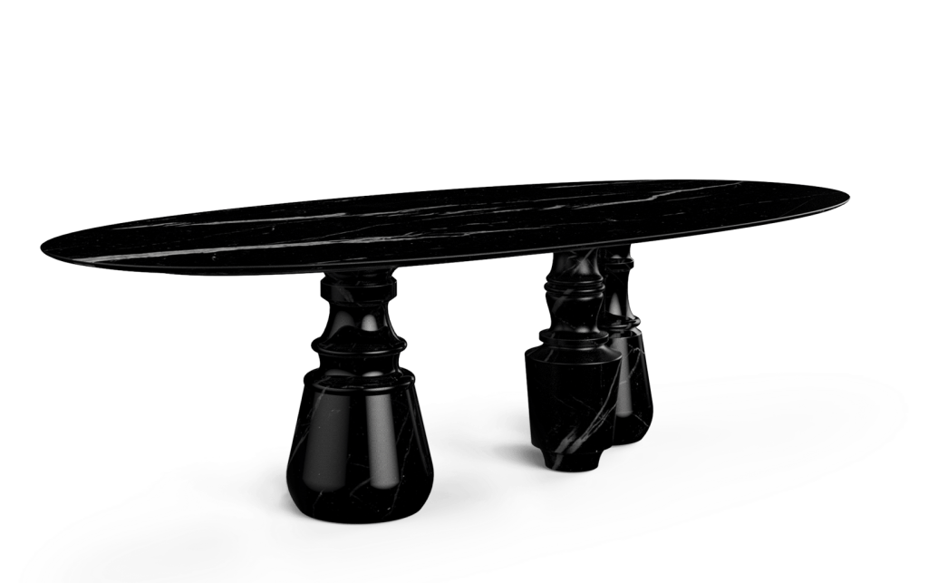 boca do lobo, dining room, dining table, pietra dining table