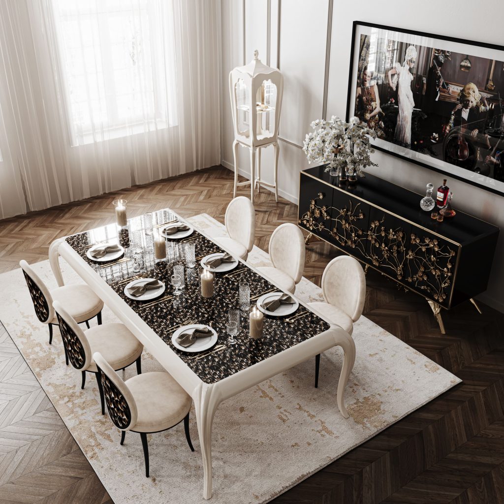 Merveille Dining Table & Chairs KOKET - interior design trends 2026