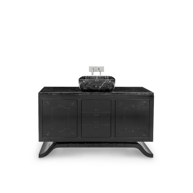 Luxury bathroom furniture: Metropolitan Vanity Cabinet by Maison Valentina