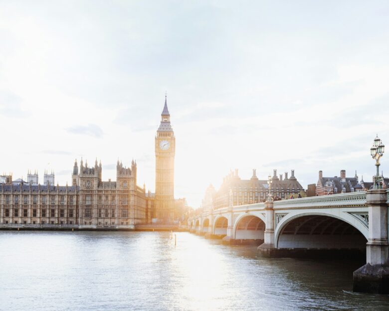 A view to one of the UK's most famous visit points: Big Ben.