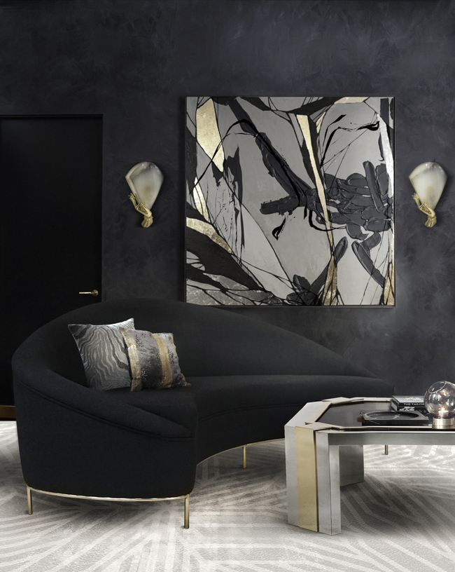 Sculptural and bold coffee table for contemporary spaces.
