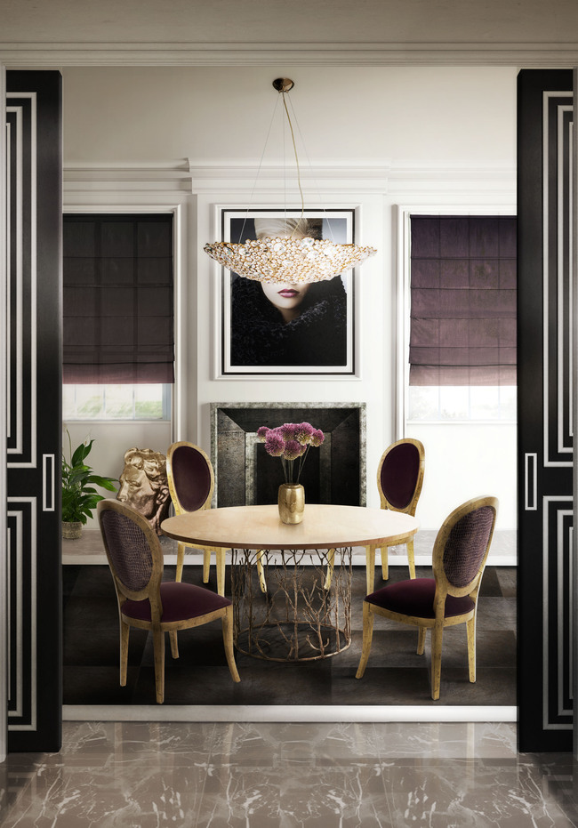 Enchanted Dining Table for a luxury dining room setting