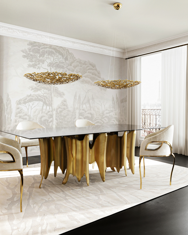 Obssedia Dining Table as seen in luxury dining room design