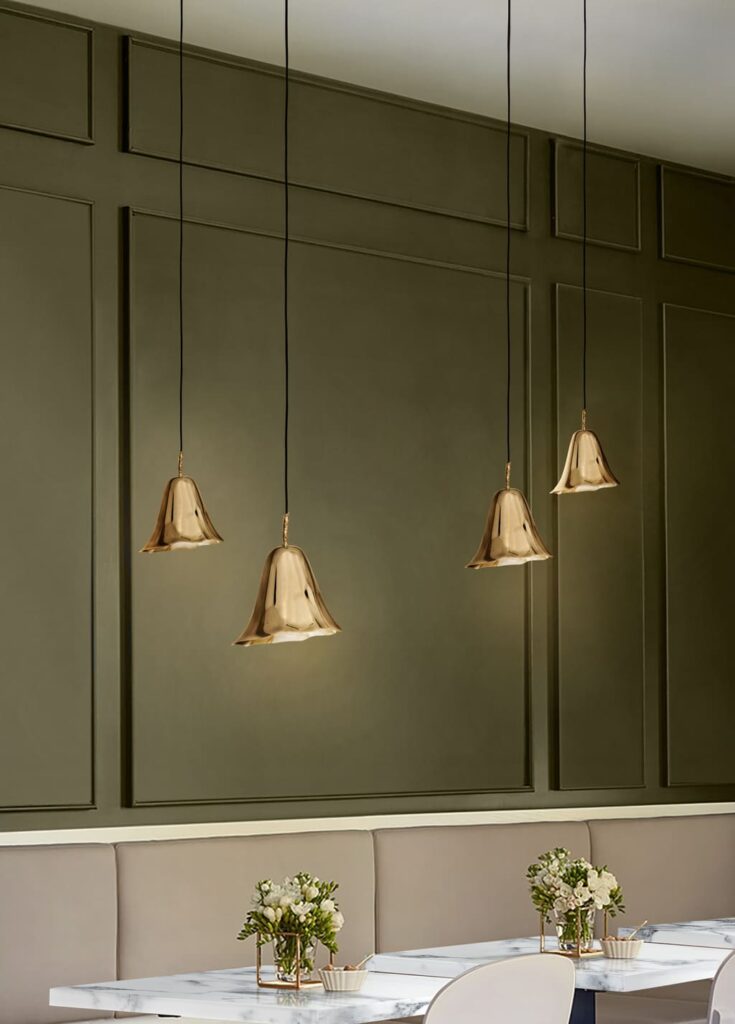 metal couture by koket luxury gia pendants nature inspired design in dubai restaurant interiors
