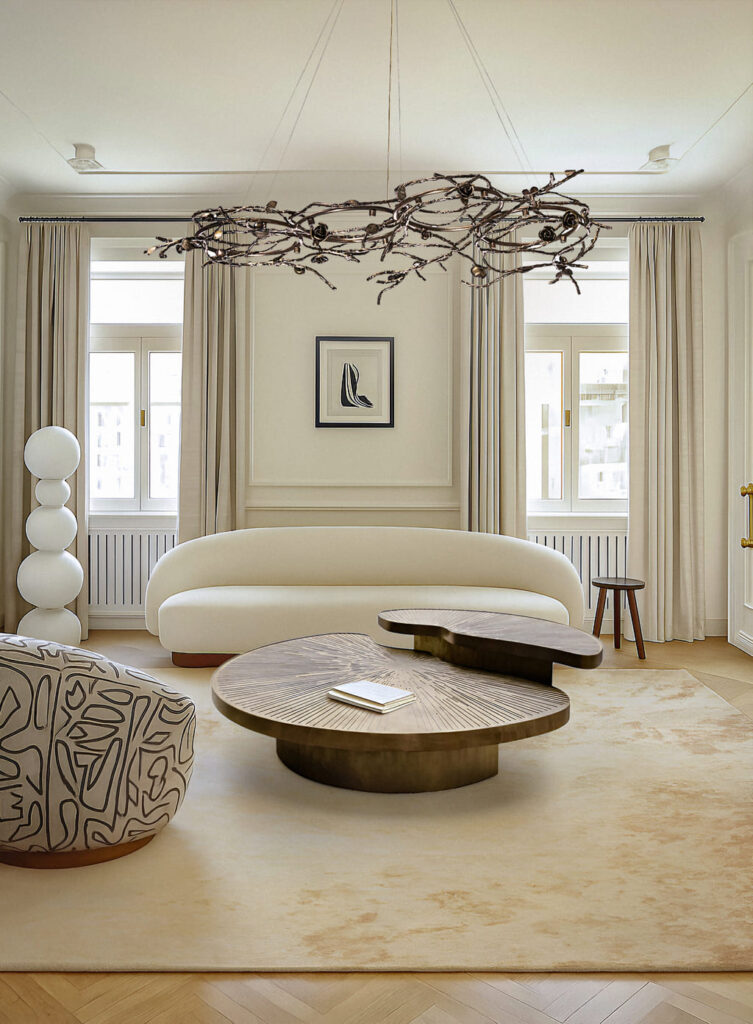 rose chandelier koket 2026 interior design trends