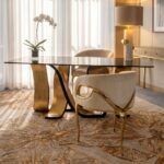 Chandra Chair: The Story Behind the Design 2- Chandra Chair_Ribbon Desk_Vengeance Table Lamp_KOKET