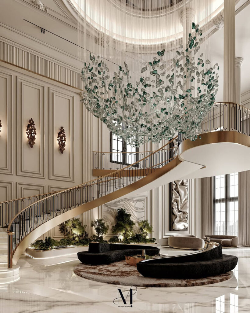 luxury foyer by mai saad
